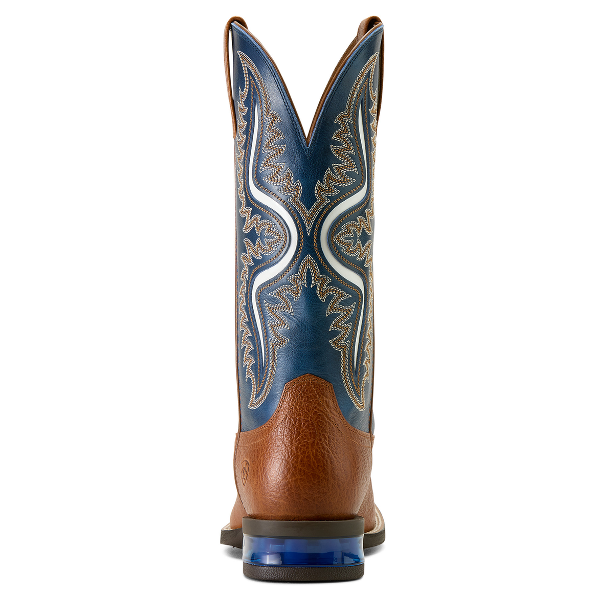 Ariat Mens Captivate Cowboy Western Boot - Red Oak/Deep Blue