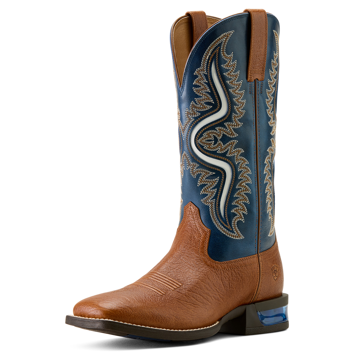 Ariat Mens Captivate Cowboy Western Boot - Red Oak/Deep Blue