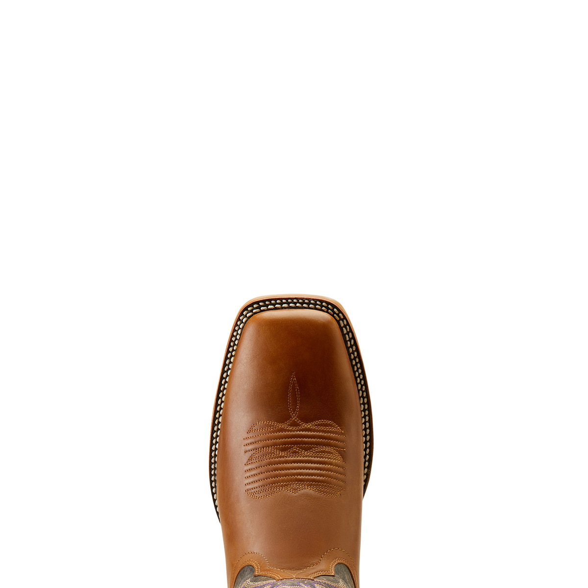 Ariat Men’s Cattle Call Rodeo Boot - Tan/Smokey Purple