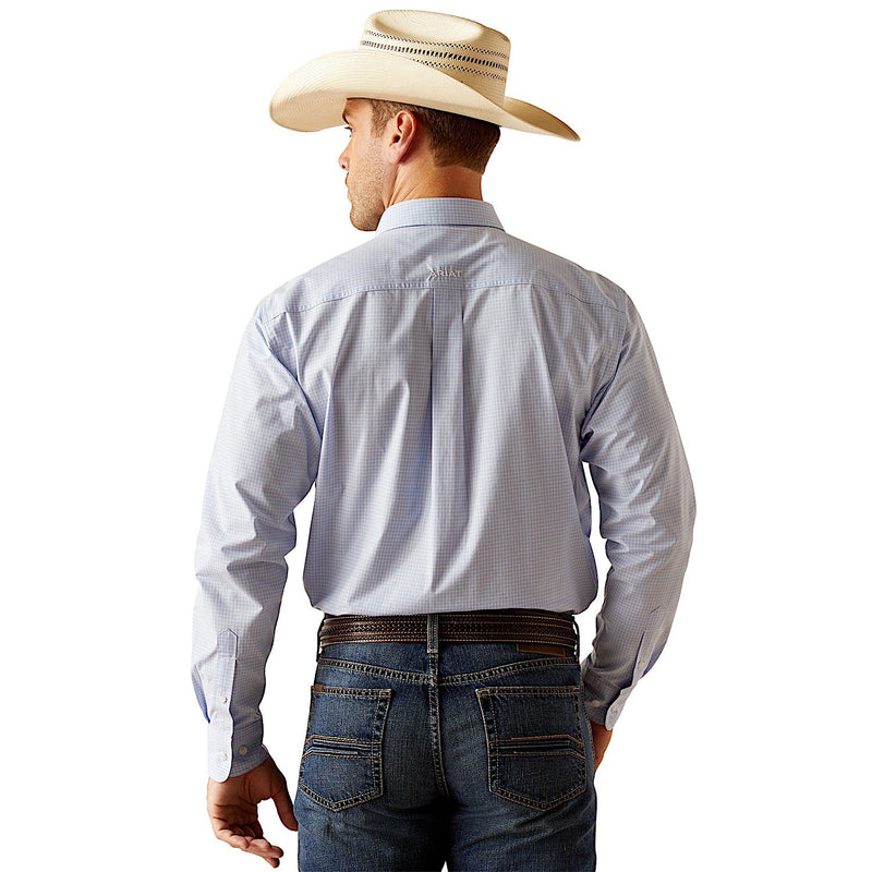 Ariat Men’s Classic Fit Pro Dabney Shirt Light Blue