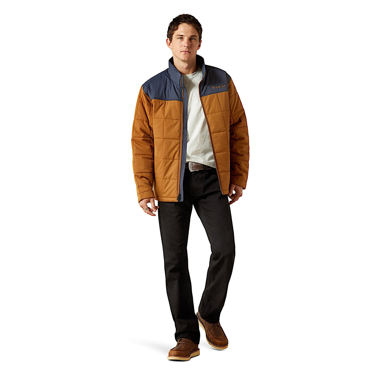 Ariat Mens Cruis Insulated Jacket - Blue Nights/Almond