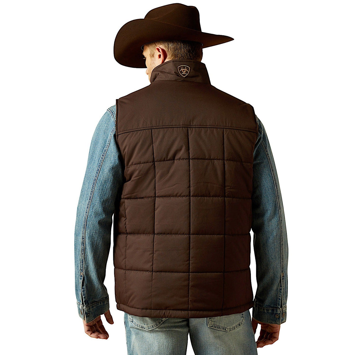 Ariat Mens Cruis Insulated Vest - Brown