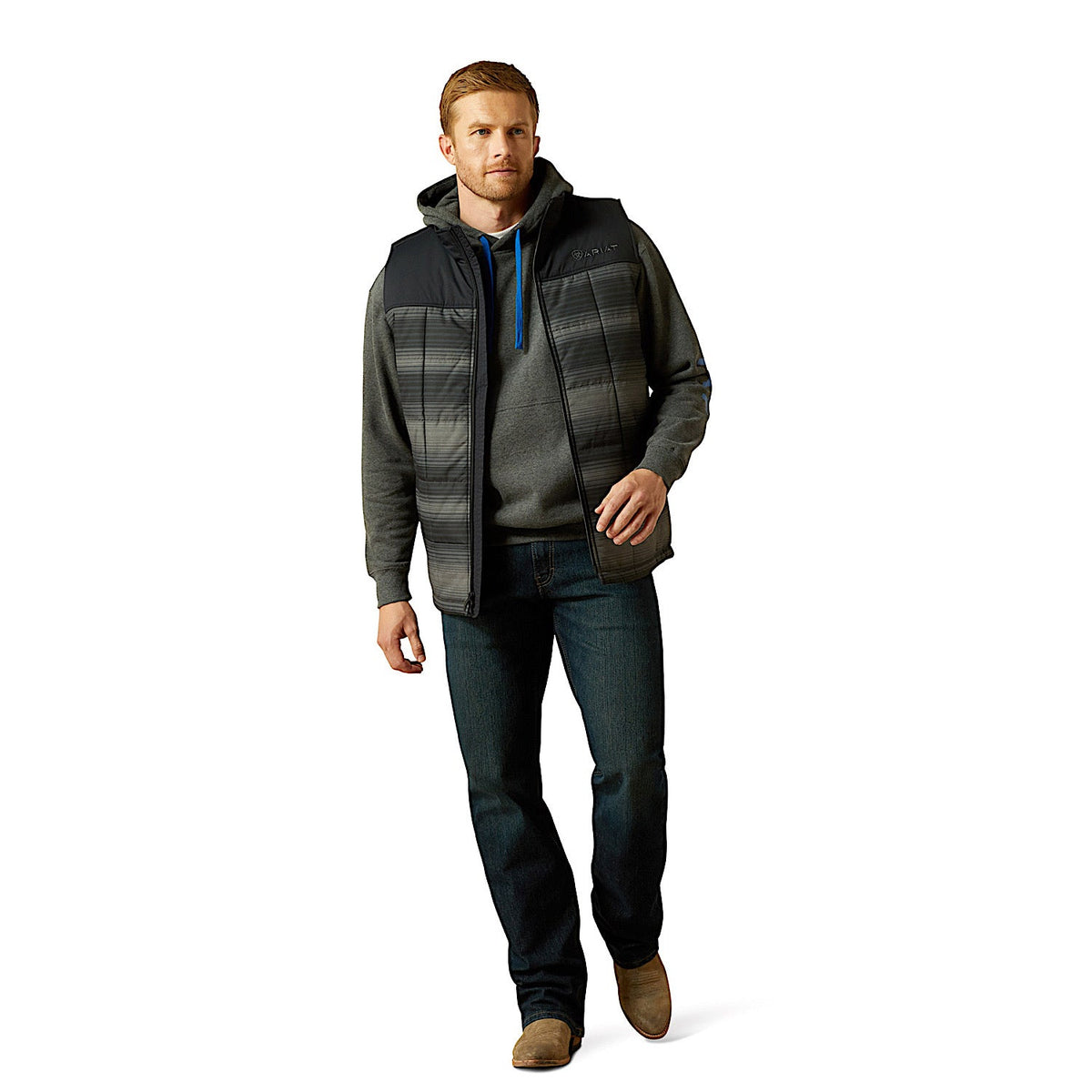 Ariat Mens Cruis Insulated Vest - Serape/Black
