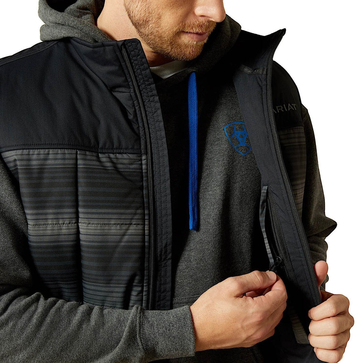 Ariat Mens Cruis Insulated Vest - Serape/Black