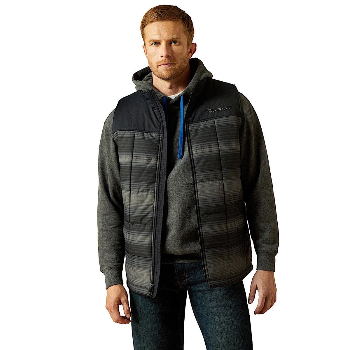 Ariat Mens Cruis Insulated Vest - Serape/Black