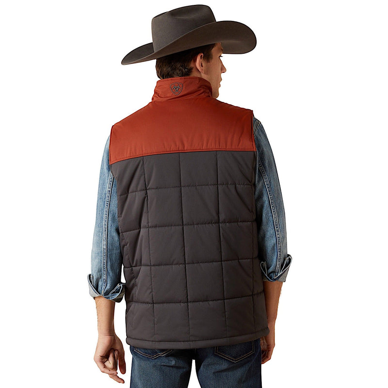 Ariat Mens Cruis Insulated Vest - Smoked Paprika/Phantom