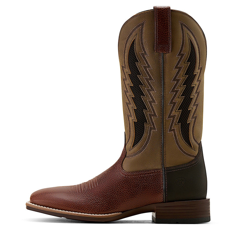 Ariat Men’s Dakota Venttek Western Cowboy Boot - Beasty Brown/Brown Bomber