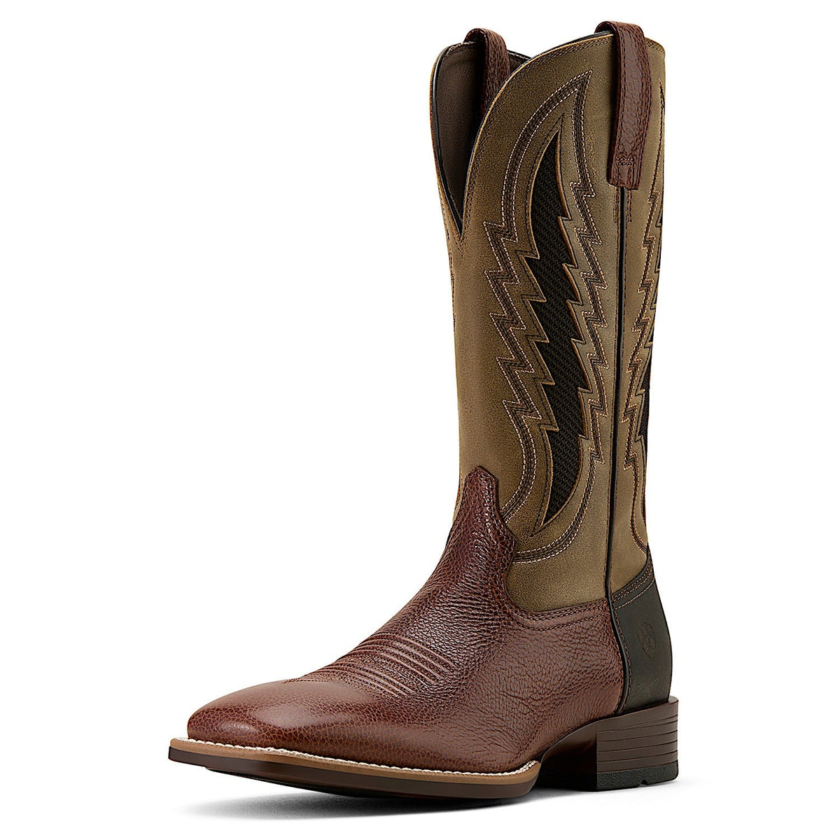 Ariat Men’s Dakota Venttek Western Cowboy Boot - Beasty Brown/Brown Bomber