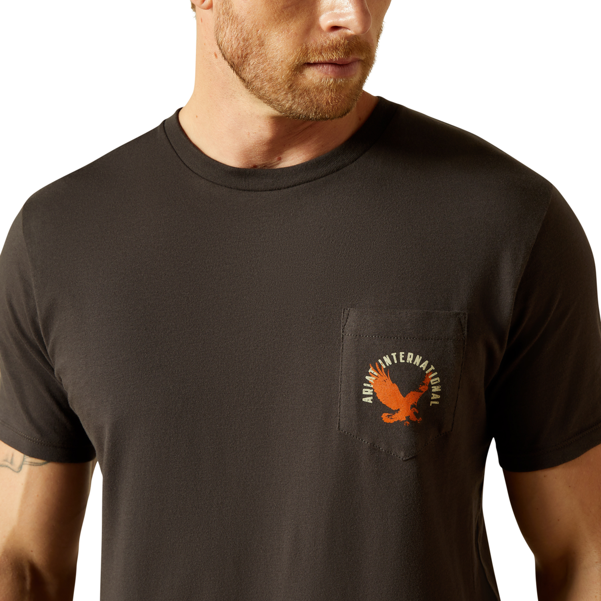 Ariat Mens Eagle Large Tee - Vintage Black