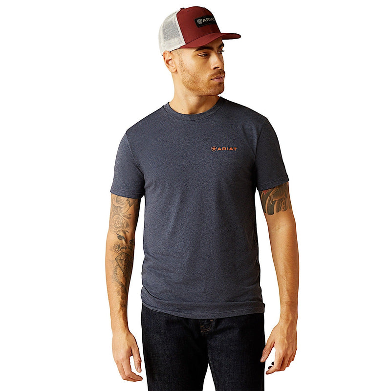Ariat Men’s Eagle Rock T-Shirt - Navy Heather