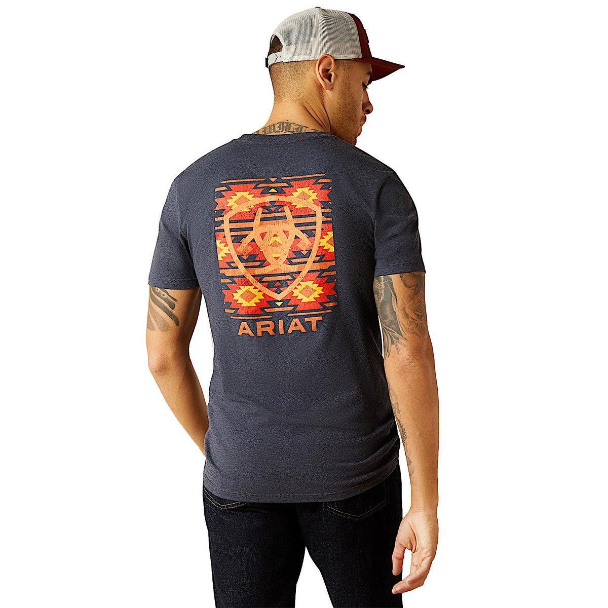 Ariat Men’s Eagle Rock T-Shirt - Navy Heather