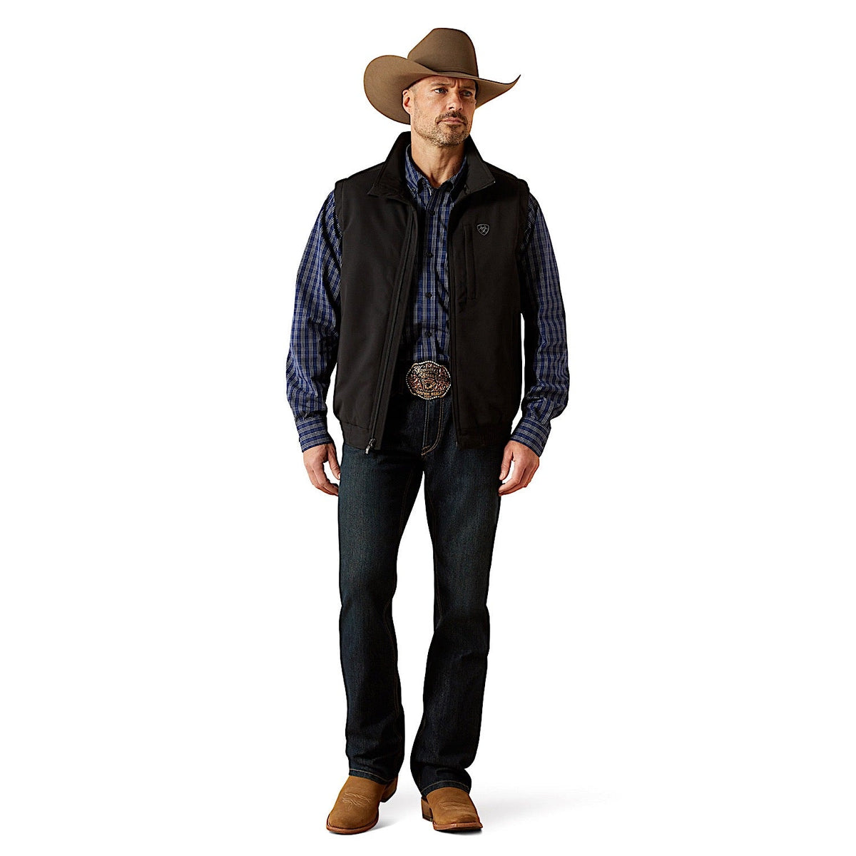 Ariat Mens Field Insulated Vest - Black
