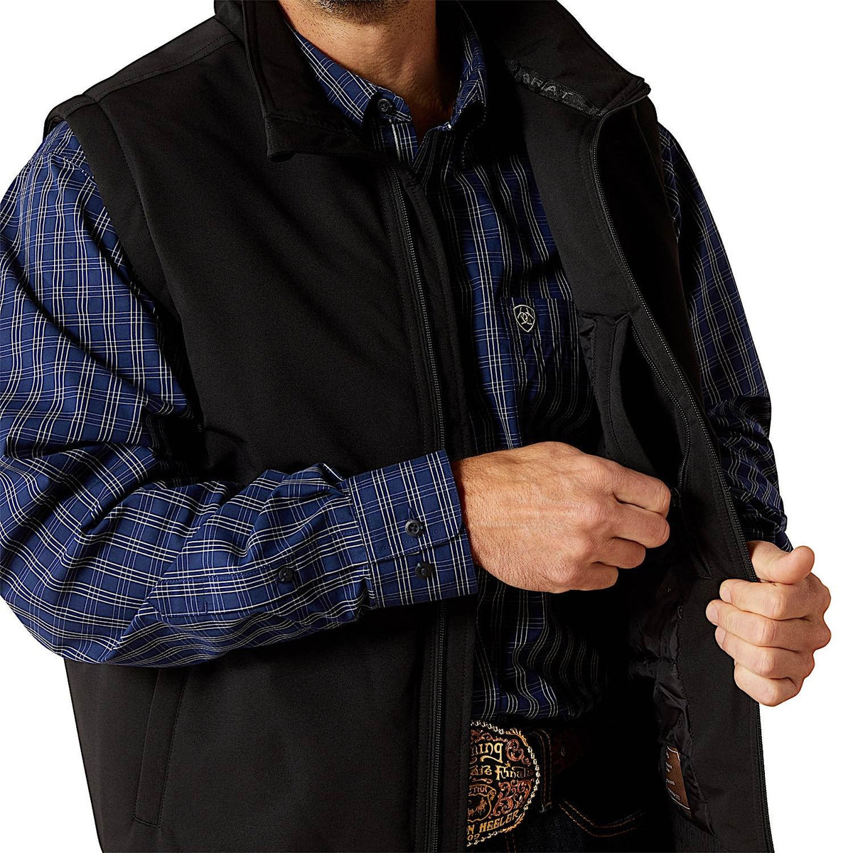 Ariat Mens Field Insulated Vest - Black