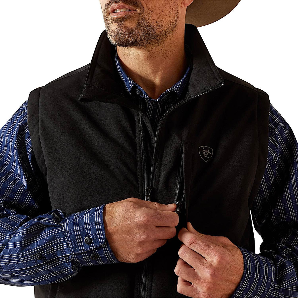 Ariat Mens Field Insulated Vest - Black