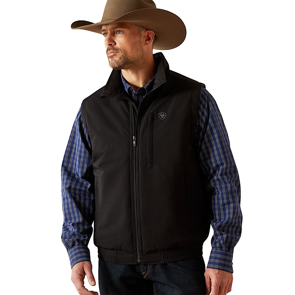Ariat Mens Field Insulated Vest - Black