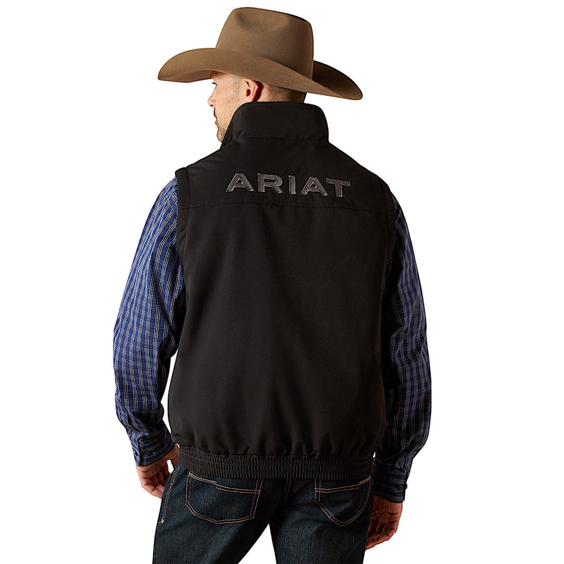 Ariat Mens Field Insulated Vest - Black