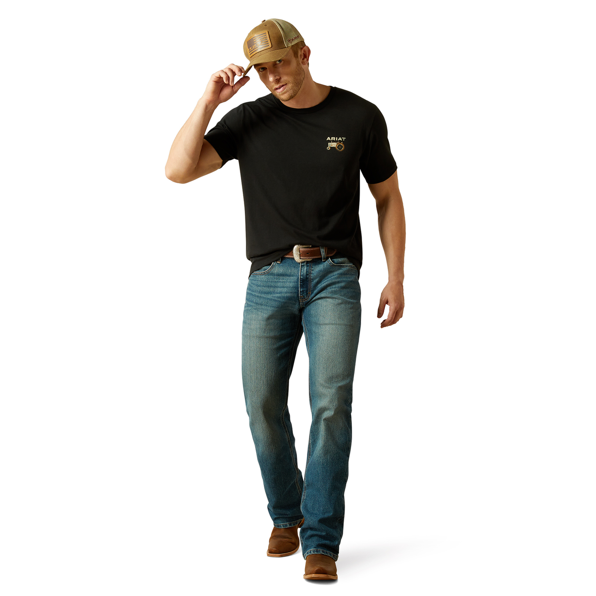 Ariat Mens Gramps Tractor Tee - Black