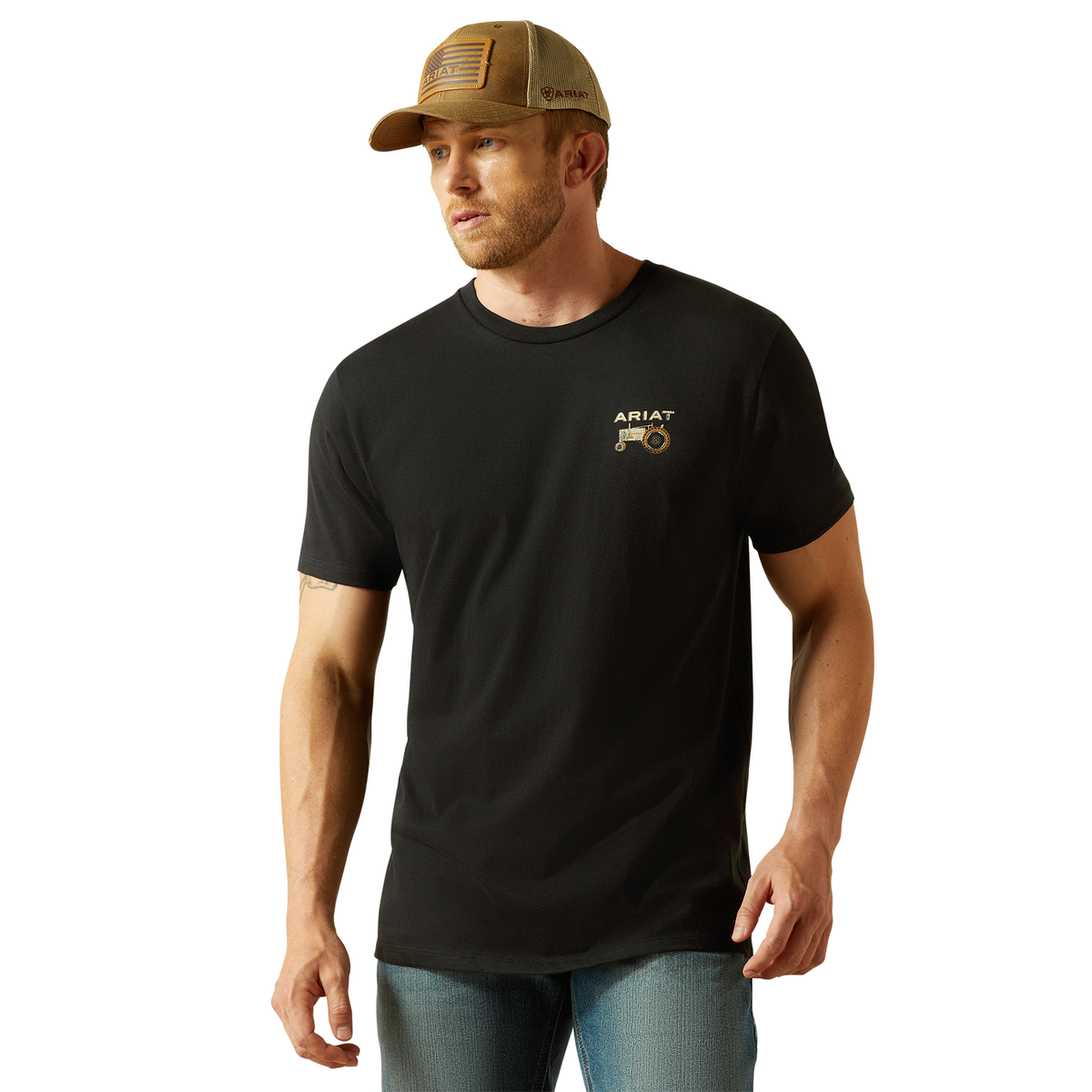 Ariat Mens Gramps Tractor Tee - Black