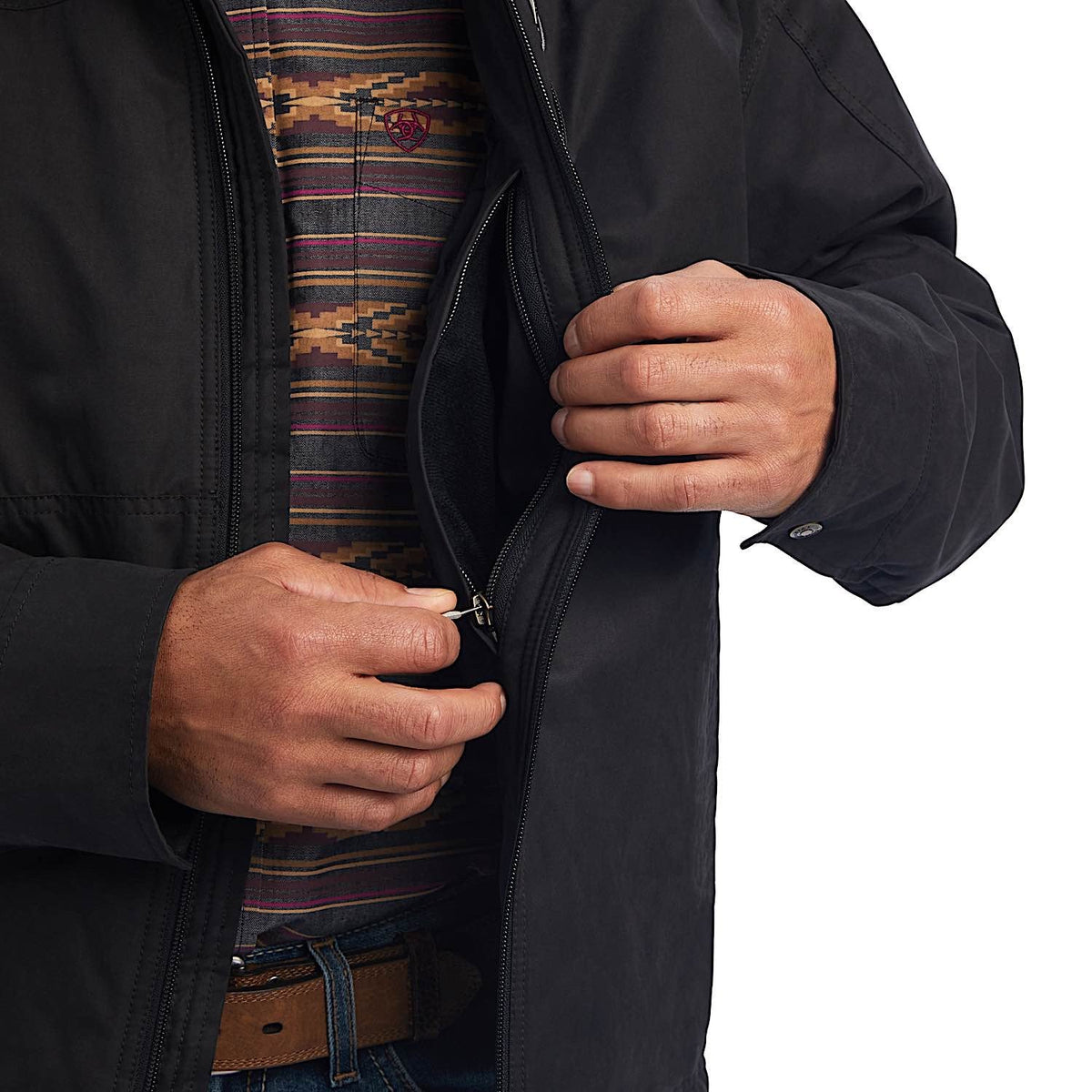 Ariat Men’s Grizzly Canvas Jacket - Black