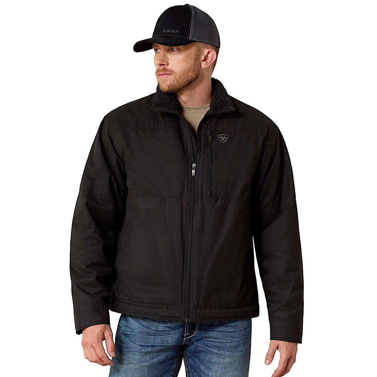 Ariat Men’s Grizzly Canvas Jacket - Black