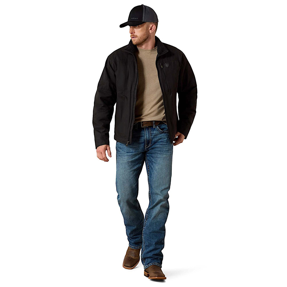 Ariat Men’s Grizzly Canvas Jacket - Black