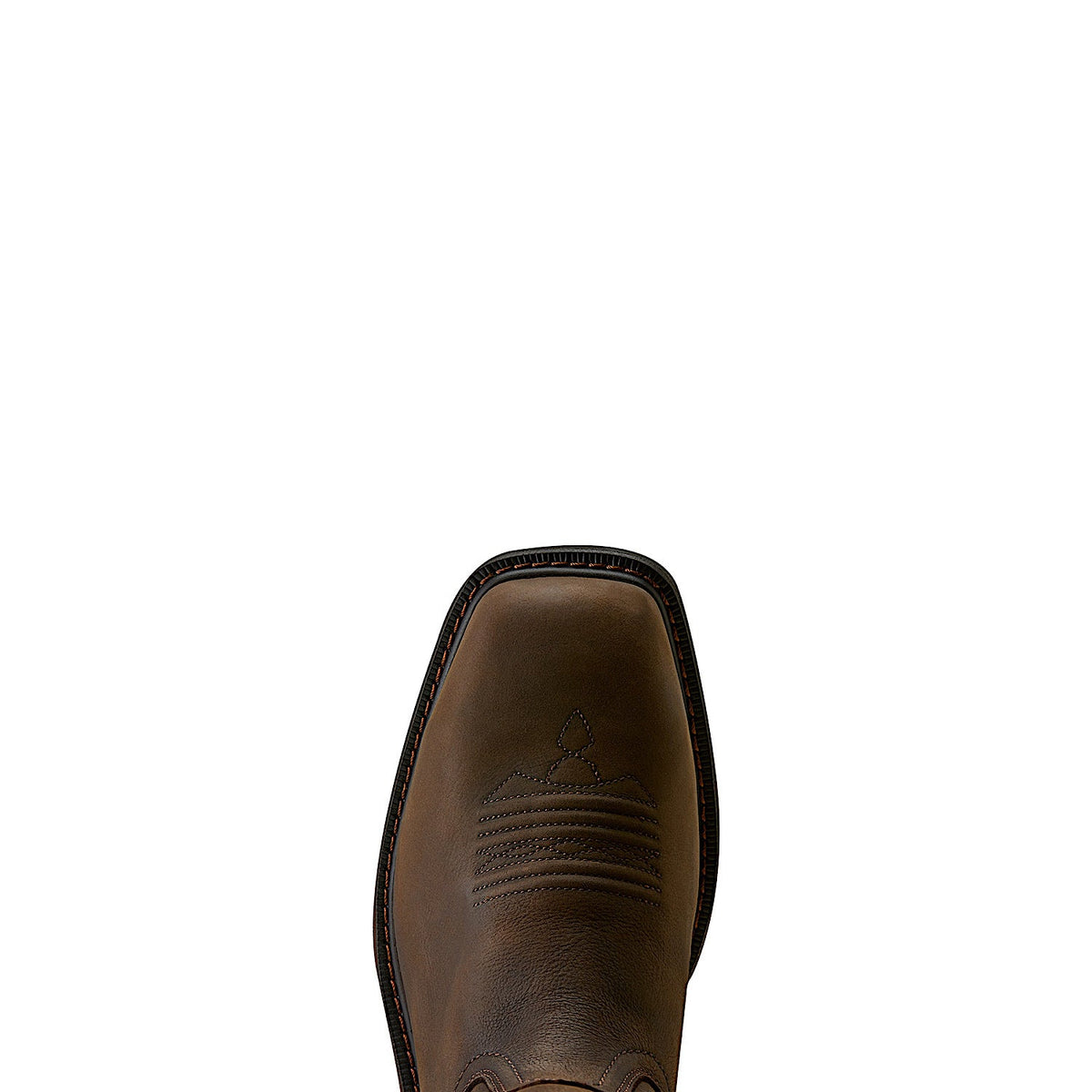 Ariat Men’s Groundbreaker Waterproof Wide Square Steel Toe Work Boot - Dark Brown
