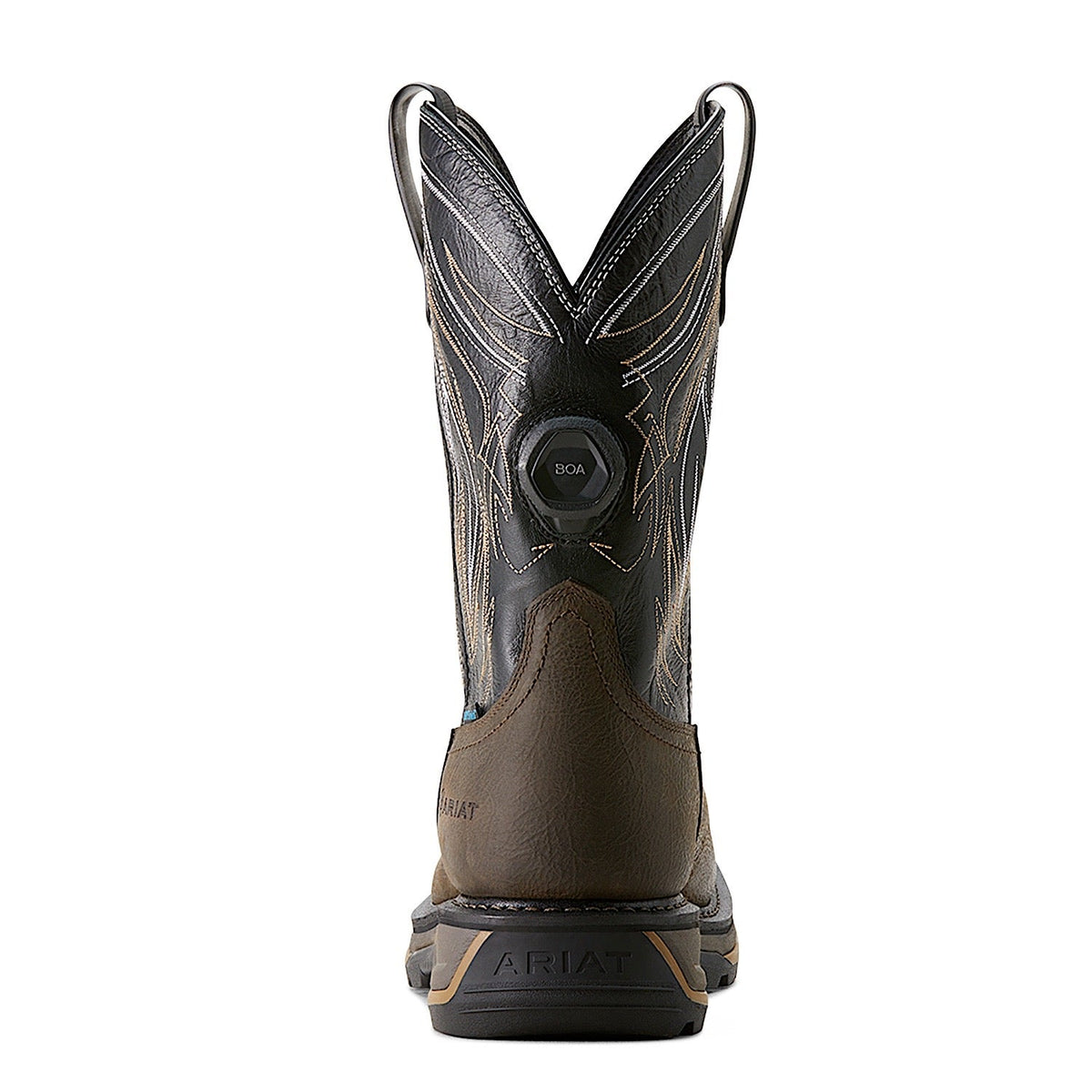 Ariat Men’s H20 Big Rig Boa Work Boot - Iron Coffee/Black