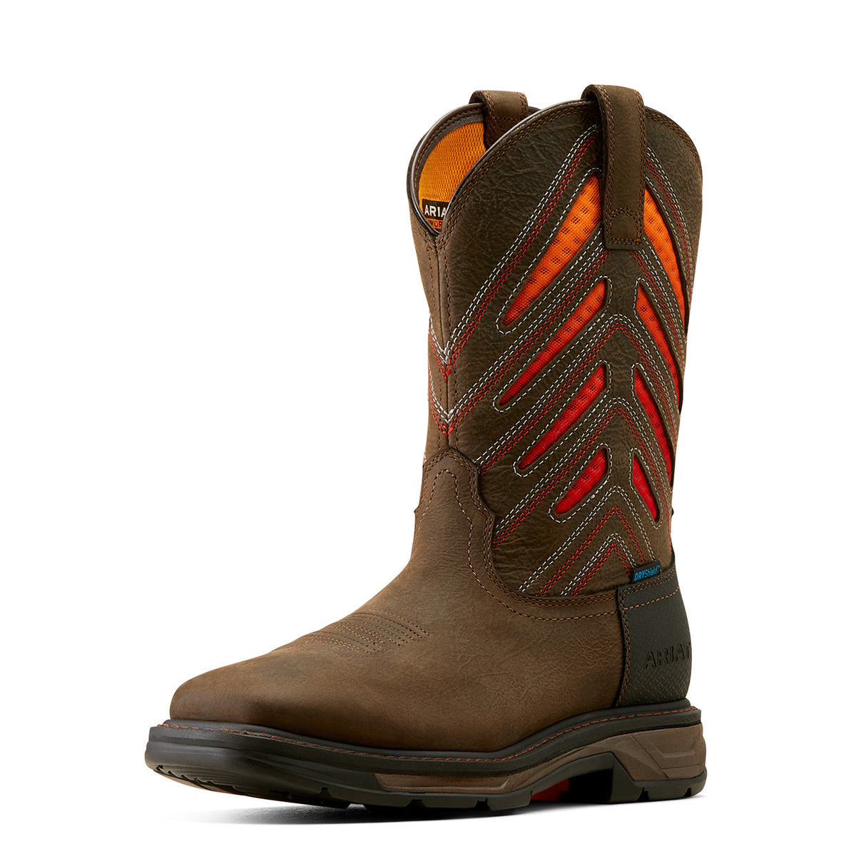 Ariat Men’s H20 Workhog XT Venttek Boot - Iron Coffee/Sunset