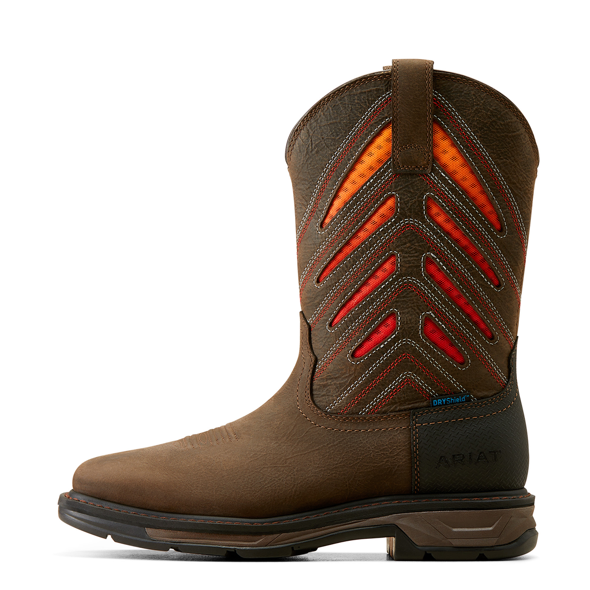 Ariat Men’s H20 Workhog XT Venttek Boot - Iron Coffee/Sunset