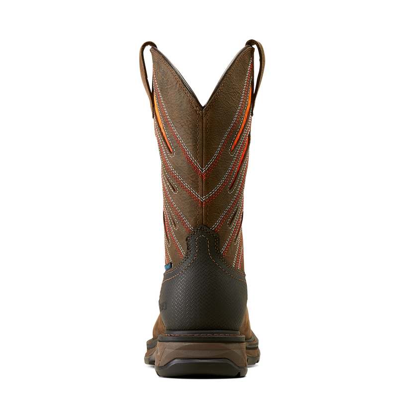 Ariat Men’s H20 Workhog XT Venttek Boot - Iron Coffee/Sunset