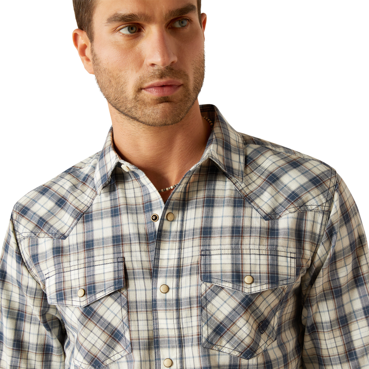 Ariat Men’s Hampton Retro Fit Shirt - Navy