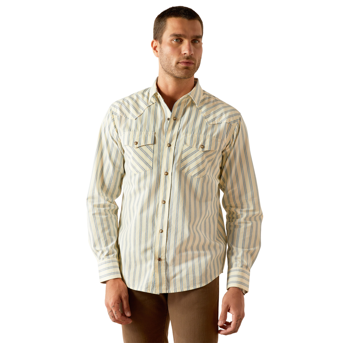 Ariat Men’s Hanford Retro Fit Shirt - Cream