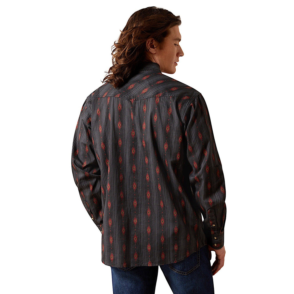 Ariat Men’s Harrel Retro Fit Snap Shirt - Black