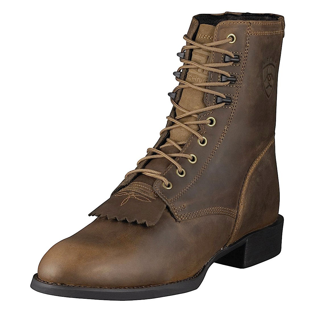 Ariat Men’s Heritage Lacer - Distressed Brown - US Size 7.0 / EE - WIDE - Ariat Mens Western Boots