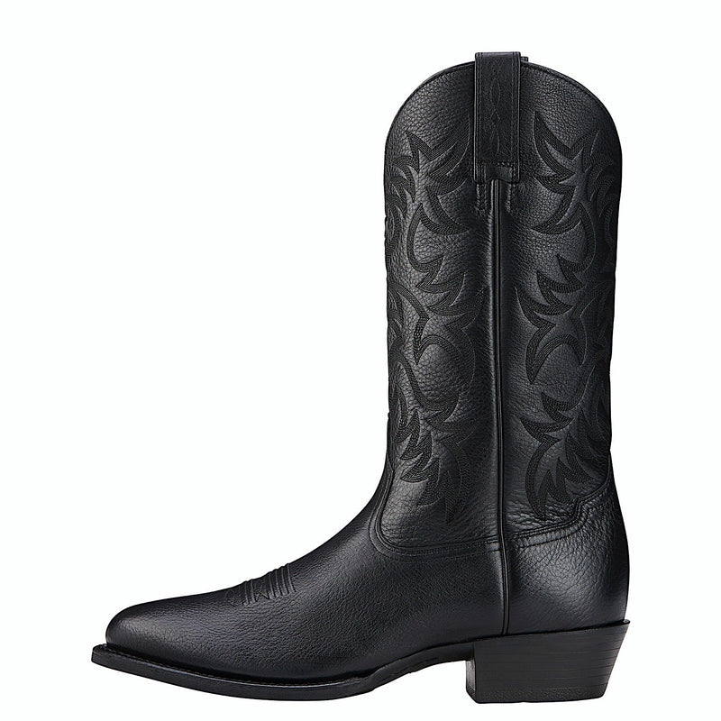 Ariat Men’s Heritage Western R-Toe - Black