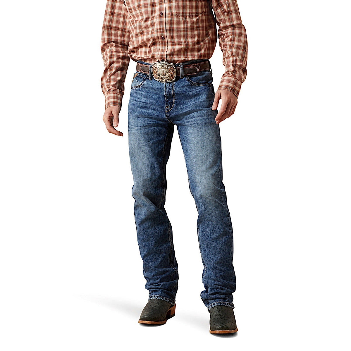 Ariat Mens High Rise M7 Straight Jean - Rebel Livermore