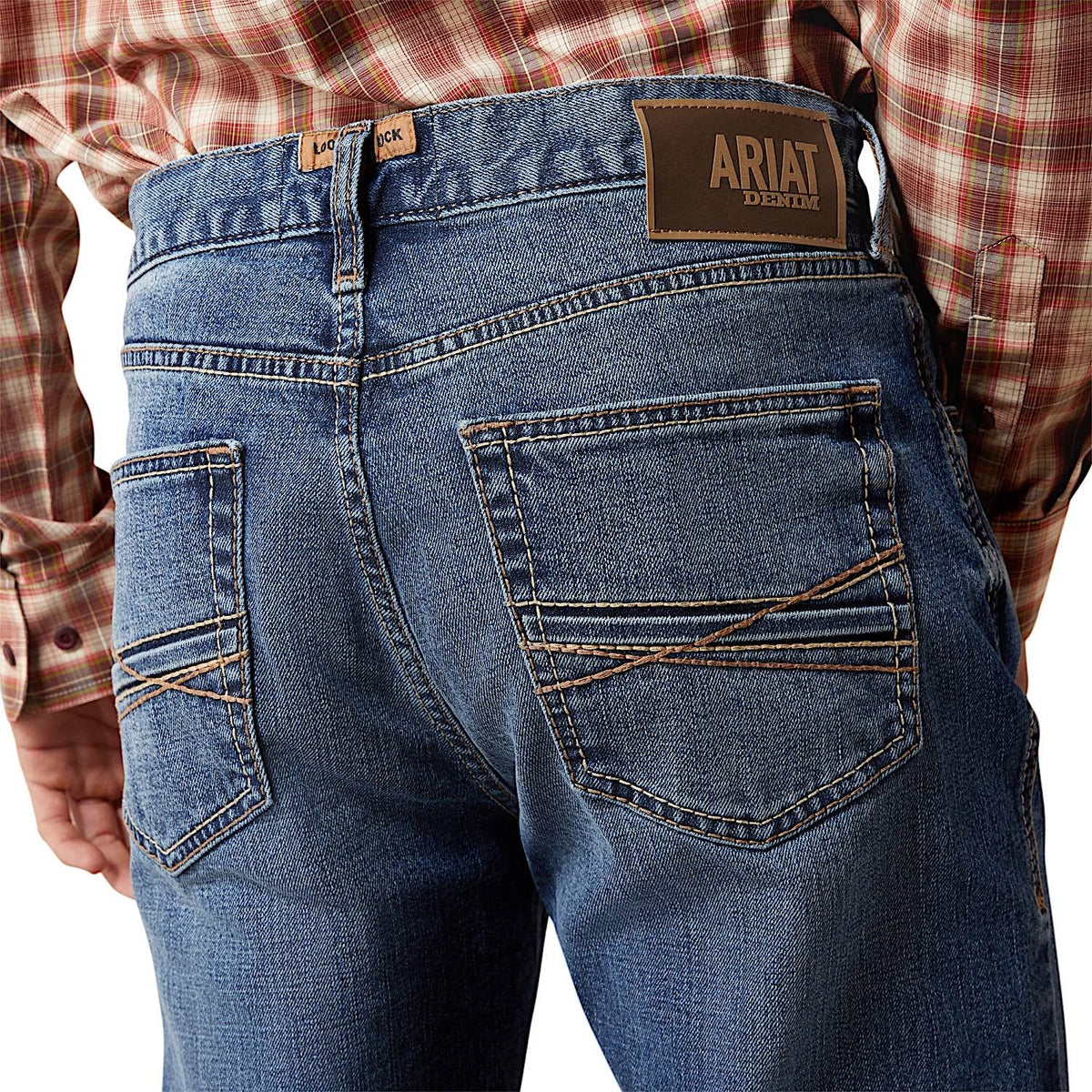 Ariat Mens High Rise M7 Straight Jean - Rebel Livermore