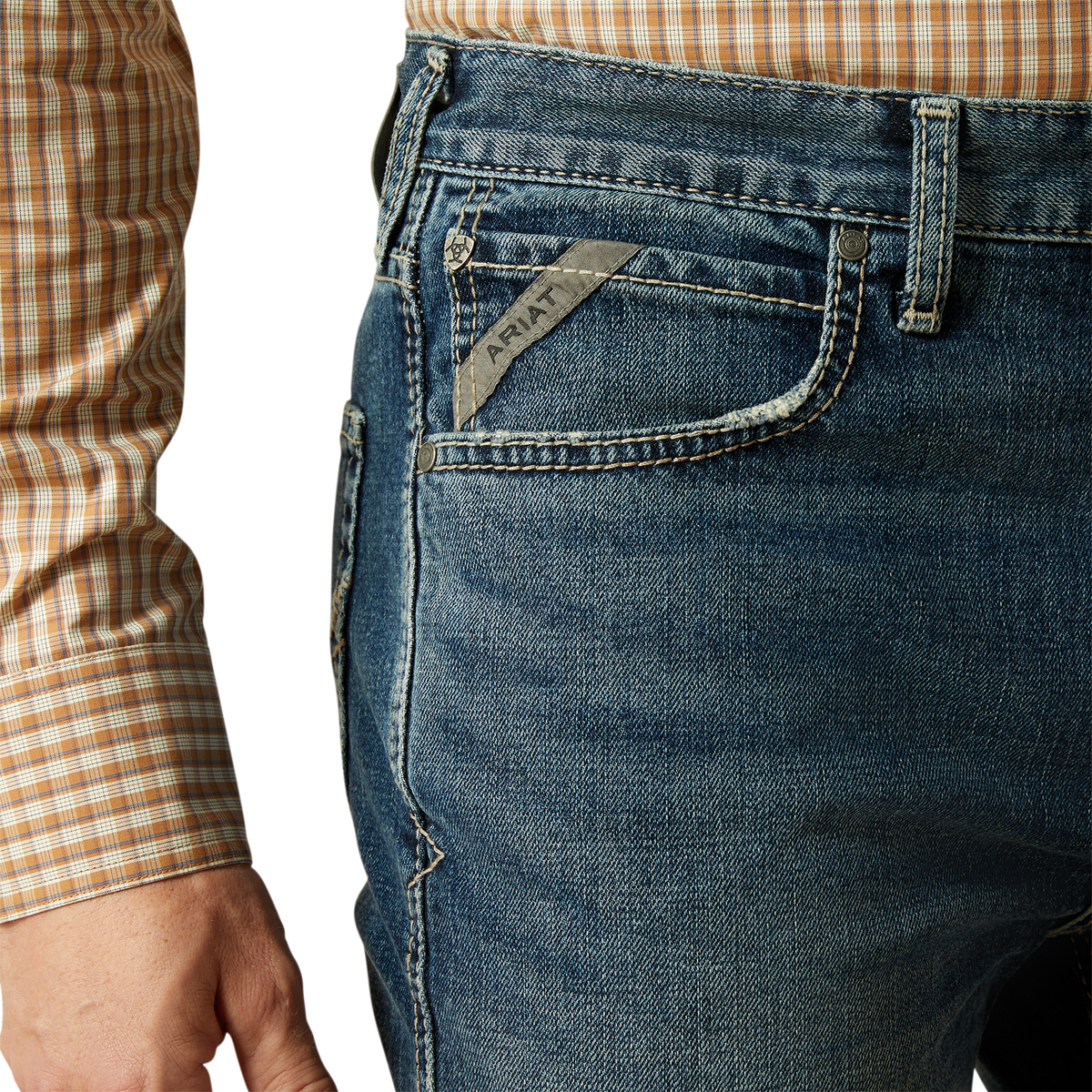 Ariat Mens High Rise M7 Straight Jean - Sawyer Norris