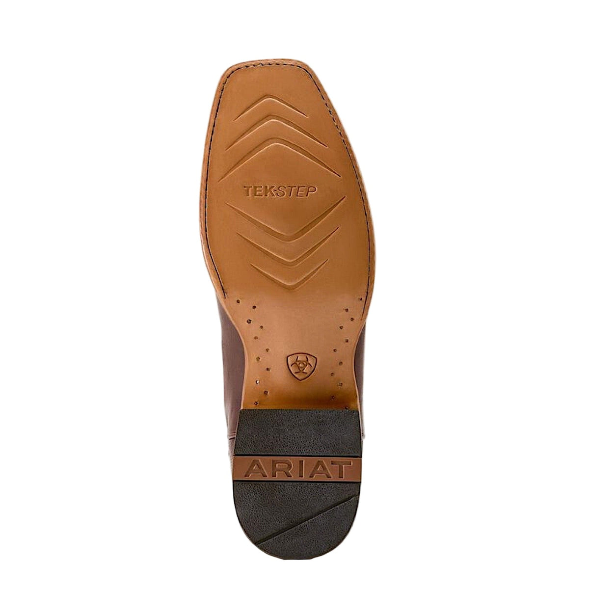 Ariat Mens Highbluff Square Toe Cowboy Boot - Hickory Smoke / Bayou Black