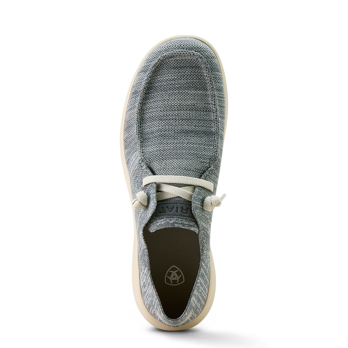 Ariat Mens Hilo Shoe - Medium Grey Knit