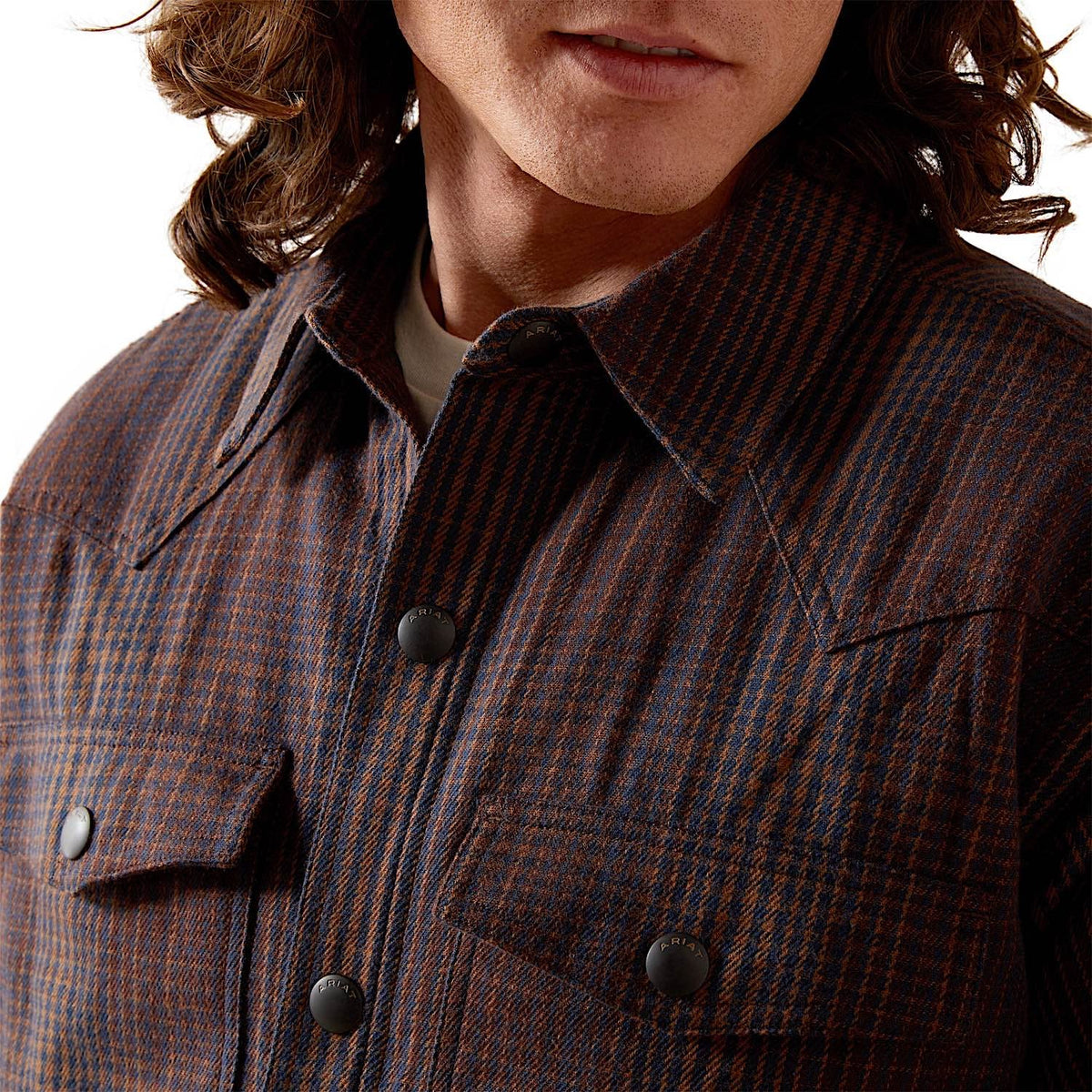 Ariat Men’s Holbrook Retro Shirt Jacket - Brown
