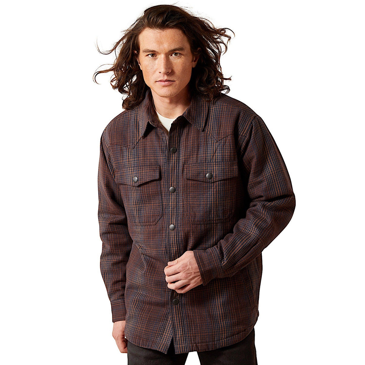 Ariat Men’s Holbrook Retro Shirt Jacket - Brown