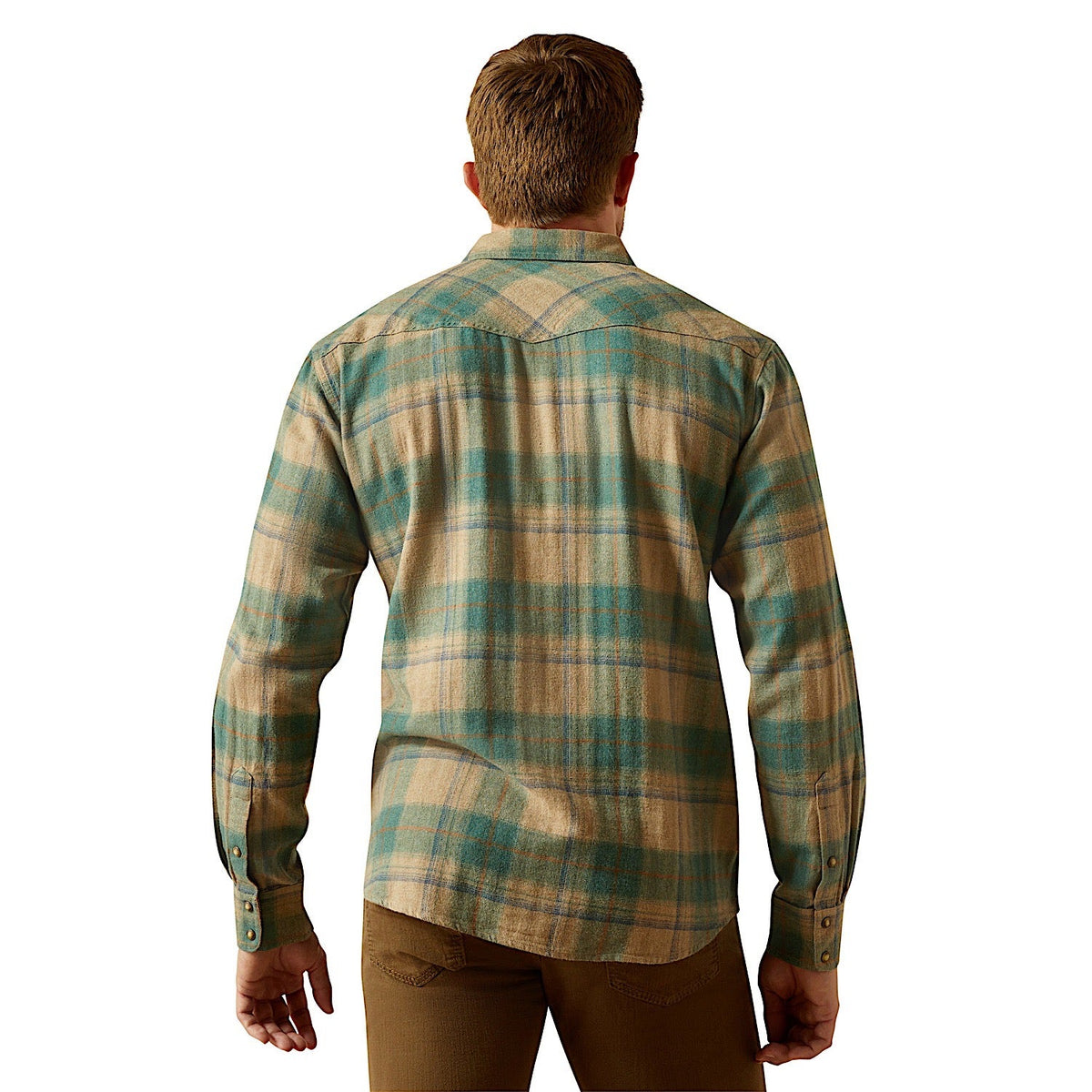 Ariat Mens Huxlee Retro Fit Shirt - Deep Teal