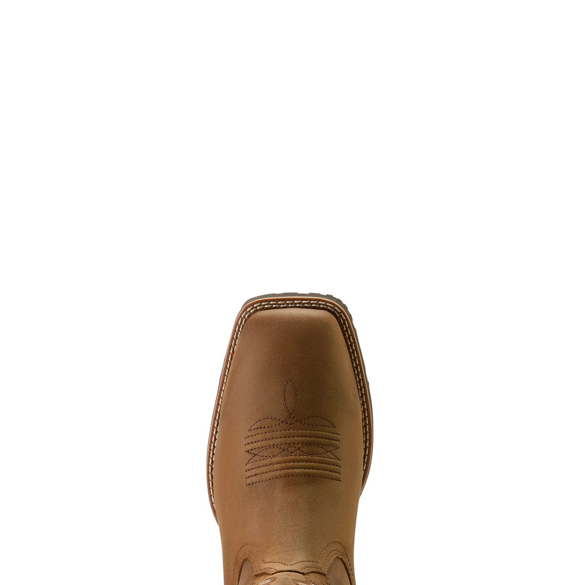 Ariat Mens Hybrid Ranchway Waterproof Cowboy Boot - Distressed Brown