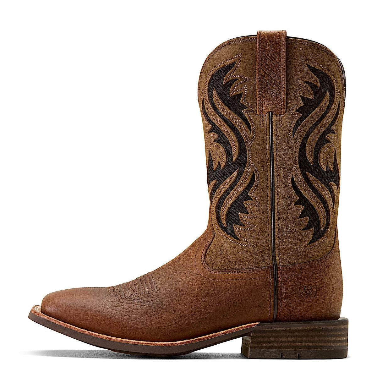 Ariat Men’s Kanyon Toughstock Venttek Wide Square Toe Cowboy Boot - Earth/Adobe Mocha Suede