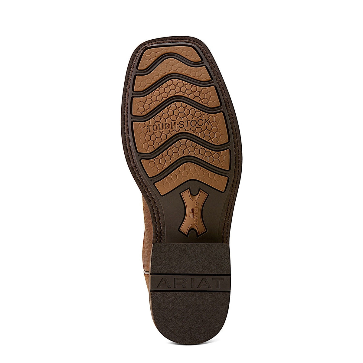 Ariat Men’s Kanyon Toughstock Venttek Wide Square Toe Cowboy Boot - Earth/Adobe Mocha Suede