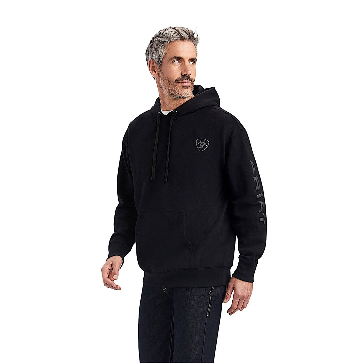 Ariat Men’s Logo Hoodie - Black