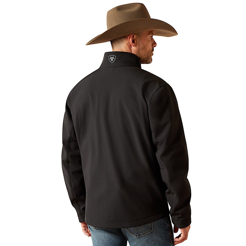 Ariat Mens Logo Softshell Jacket - Black
