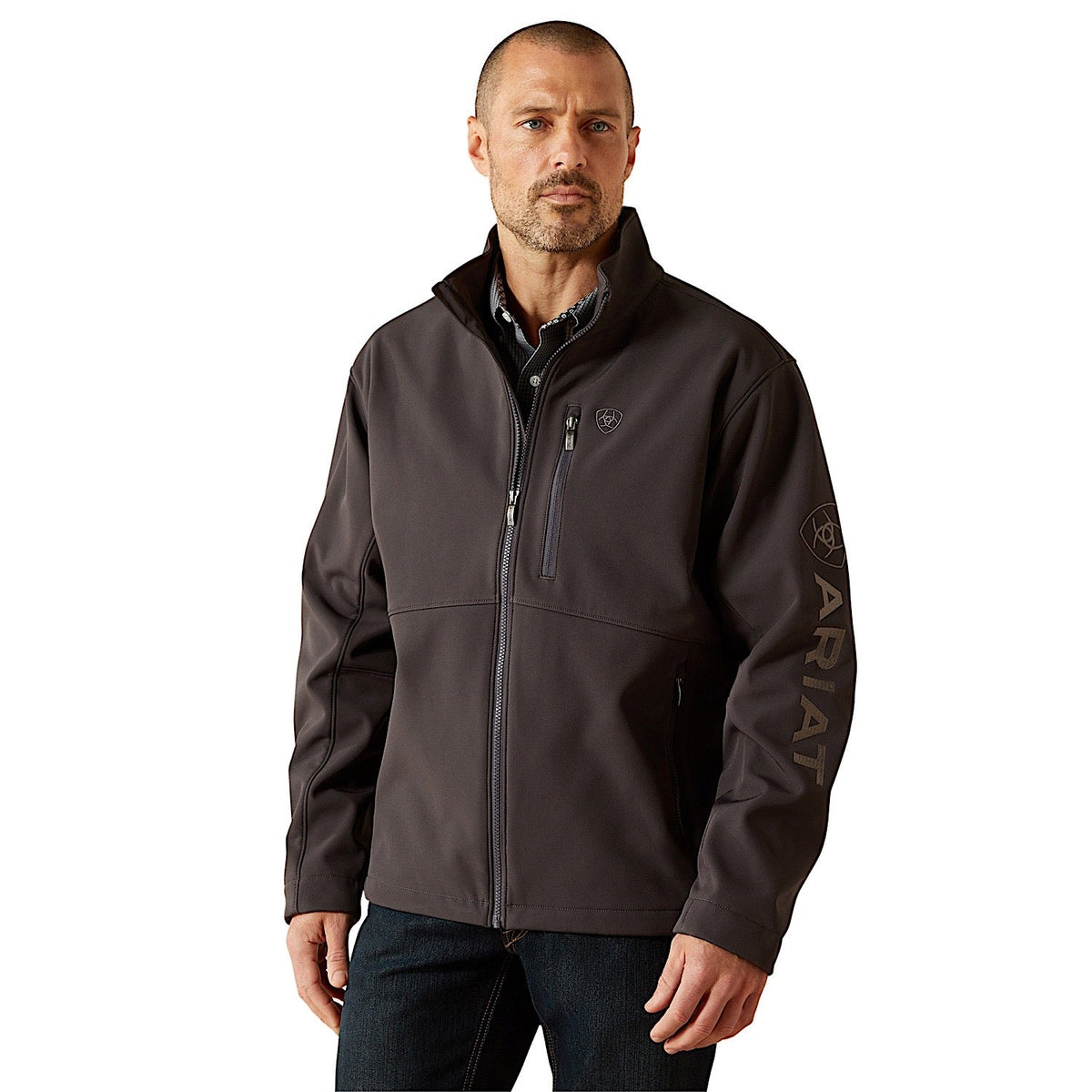 Ariat Mens Logo Softshell Jacket - Phantom
