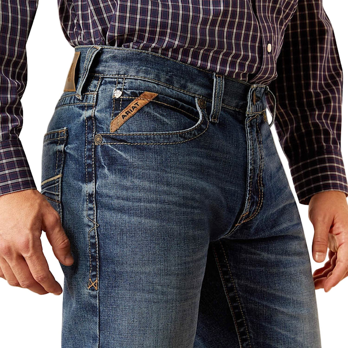 Ariat Mens M4 Relaxed Andrew Boot Cut Jean - Livermore